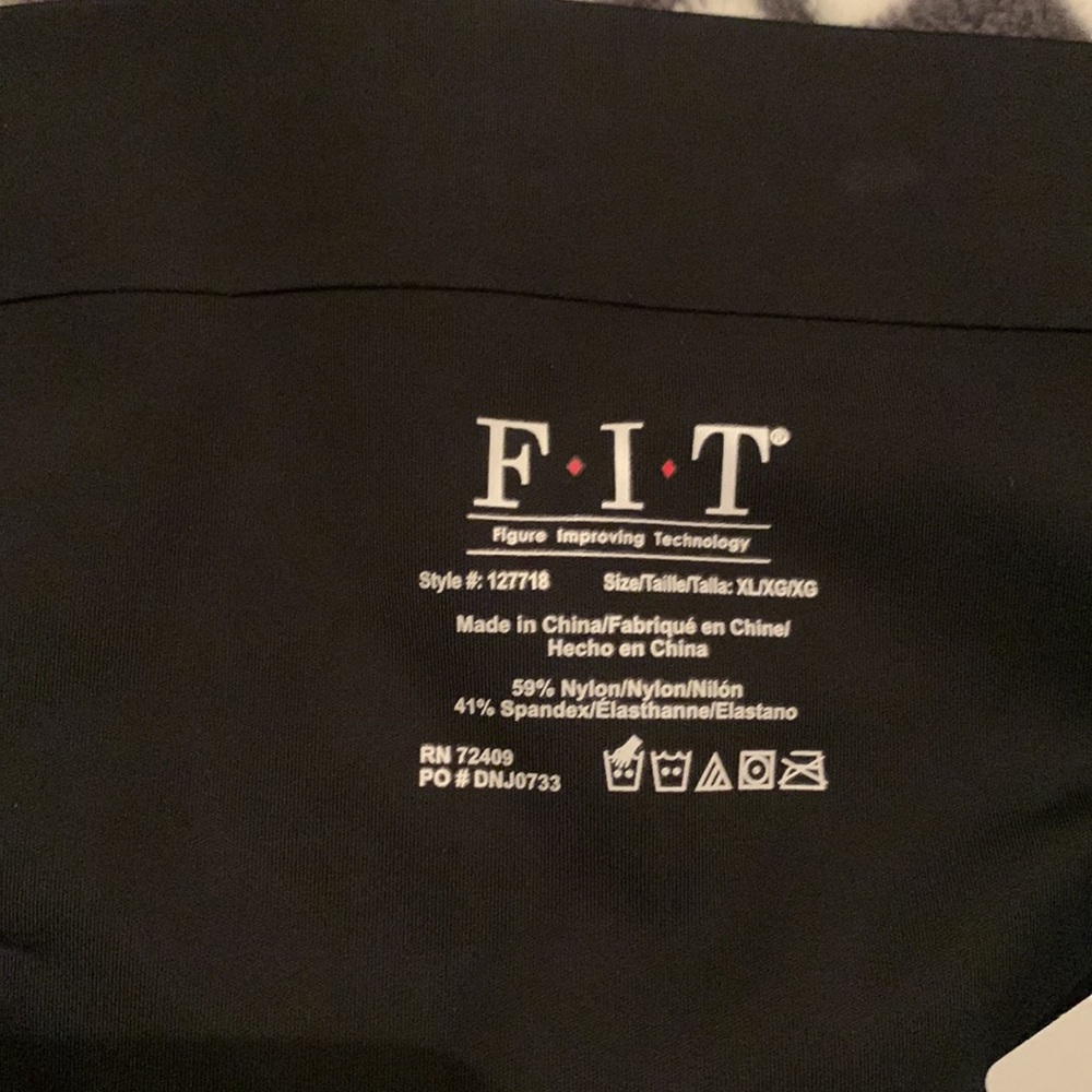 FIT Hight Waisted Fused Thong Black XL - Picture 5 of 6